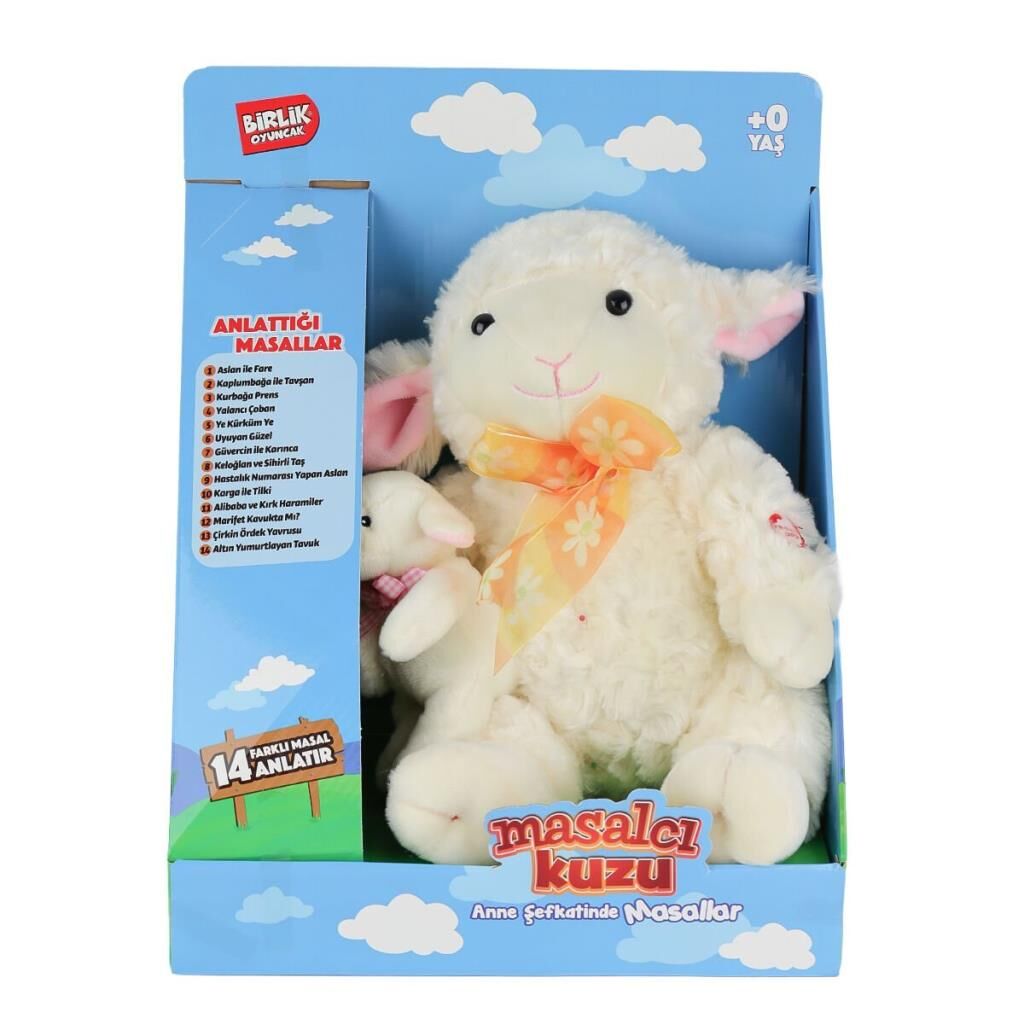 Nessiworld  M-1117526-12 Türkçe Yavrulu Masal Anlatan Kuzu -Birliktoys