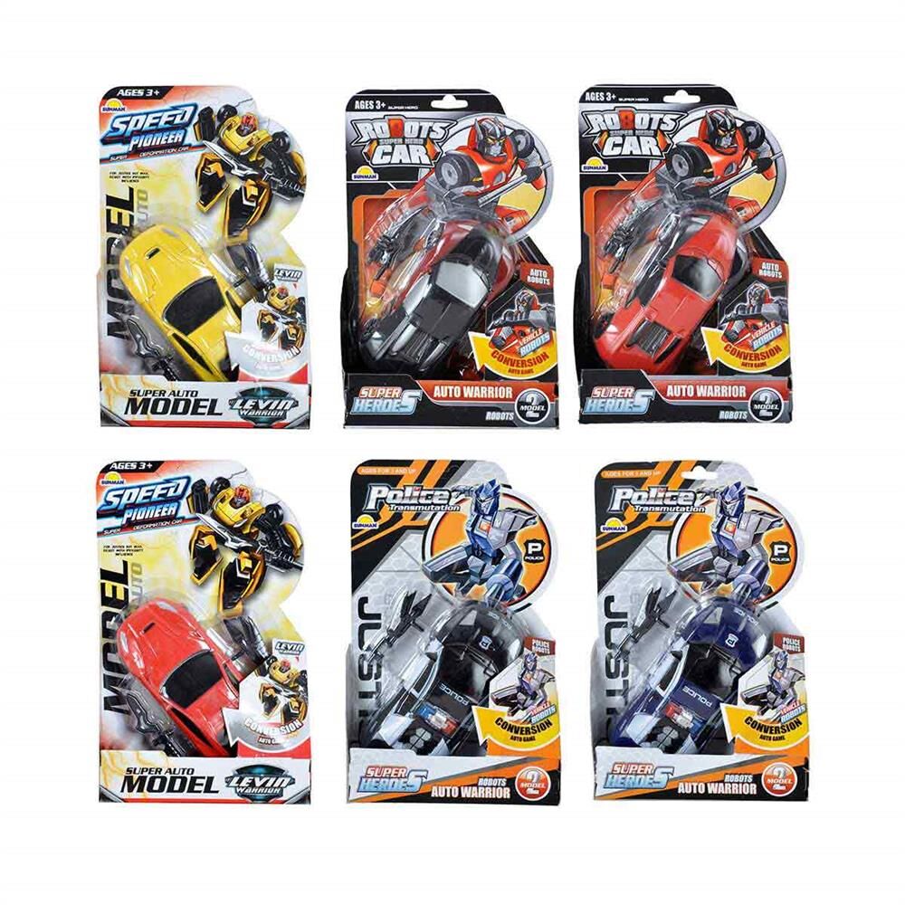 Nessiworld S00013289 ROBOT TRANSFORMER 3A.2R.-SUN