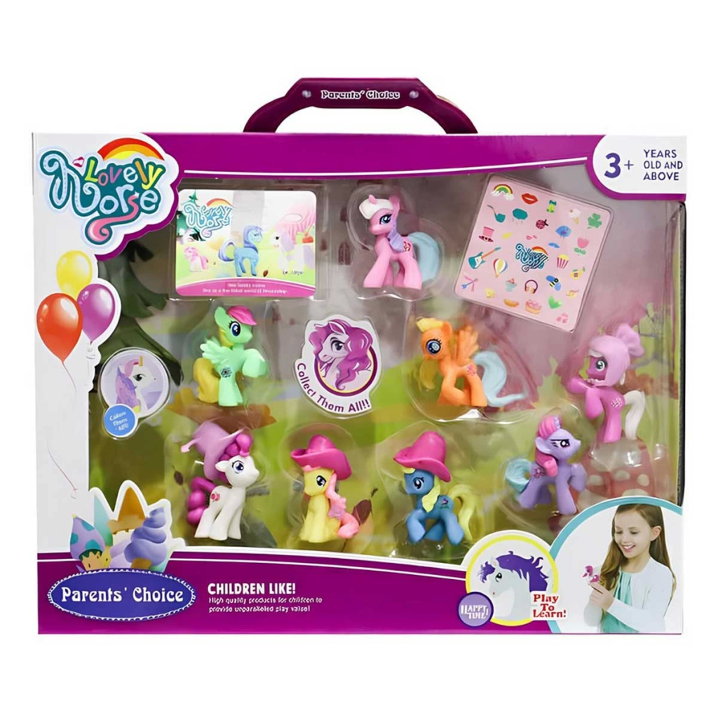 Nessiworld  8'li Mini Pony Figür Seti