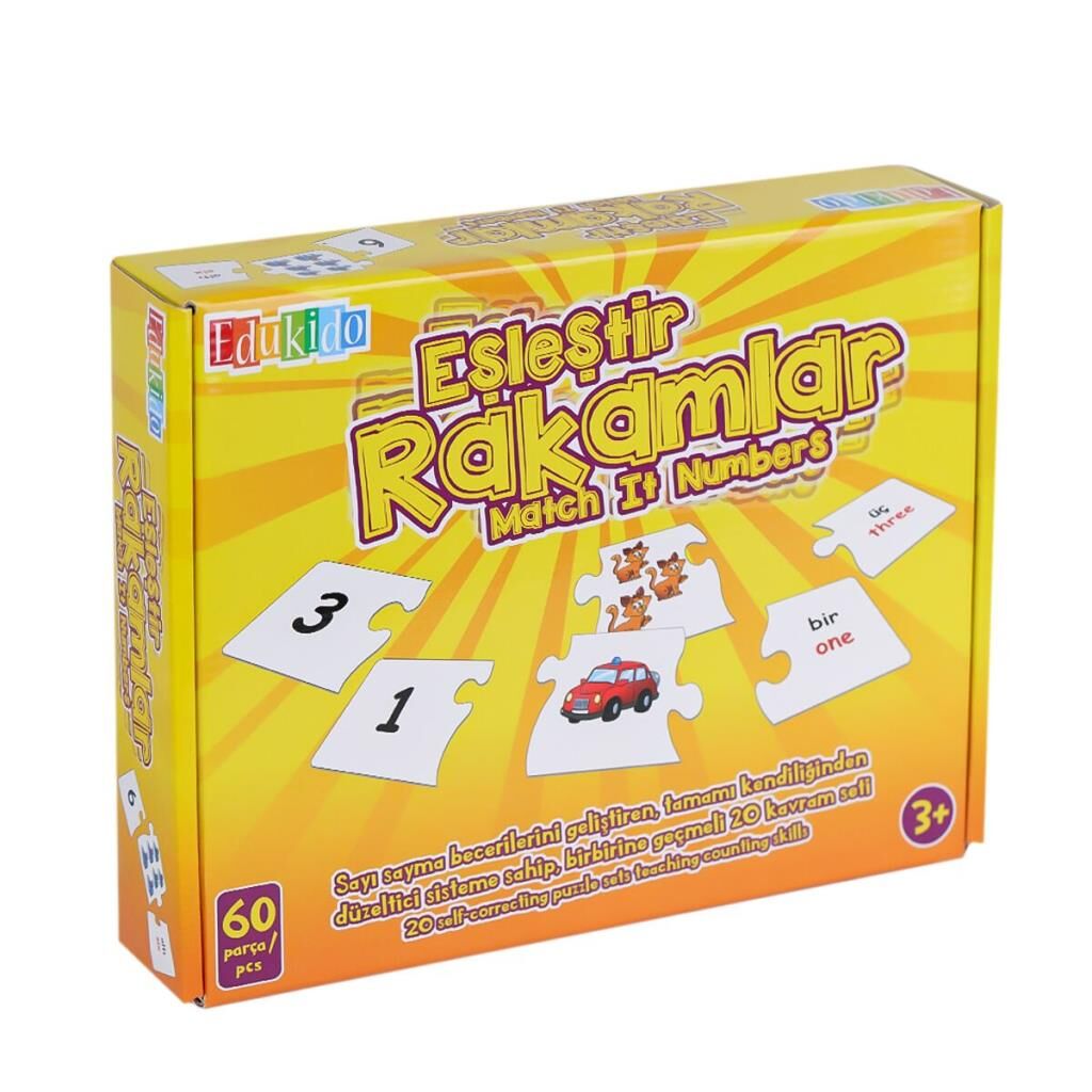Nessiworld EDU-1006 Eşleştir Rakamlar Oyunu -Chiva