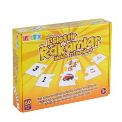 Nessiworld EDU-1006 Eşleştir Rakamlar Oyunu -Chiva