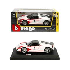 Nessiworld  28009 Burago Porsche 918 Spyder 1:24 Model Araba -Sunman