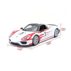 Nessiworld  28009 Burago Porsche 918 Spyder 1:24 Model Araba -Sunman