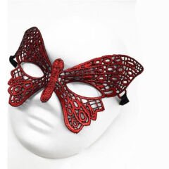 Nessiworld  Kırmızı Dantel Masquerade Maskesi 7 No
