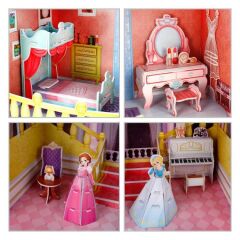 Nessiworld  CubicFun Peri Masalı Şatosu 3D Puzzle
