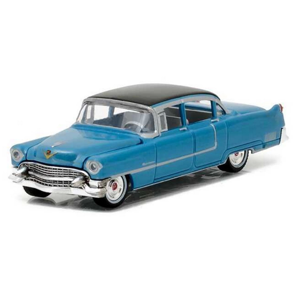 Nessiworld  Greenlight 1/64 Hollywood Series 16 - Elvis Presley (1935-77) - 1955 Cadillac Fleetwood Series 60 ''Blue Cadillac''