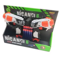 Nessiworld Nişancı Oyuncak Silah Sünger Atan 2'li