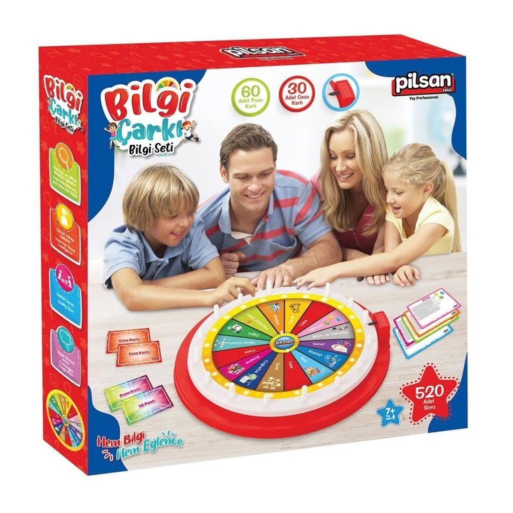 Nessiworld  03 701 Bilgi Çarkı Bilgi Seti -Pilsan Oyuncak