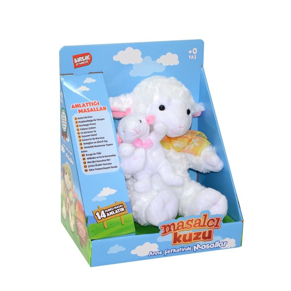 Nessiworld M-1117526-12 YAVRULU MASAL ANLATAN KUZU PELUŞ -BRL