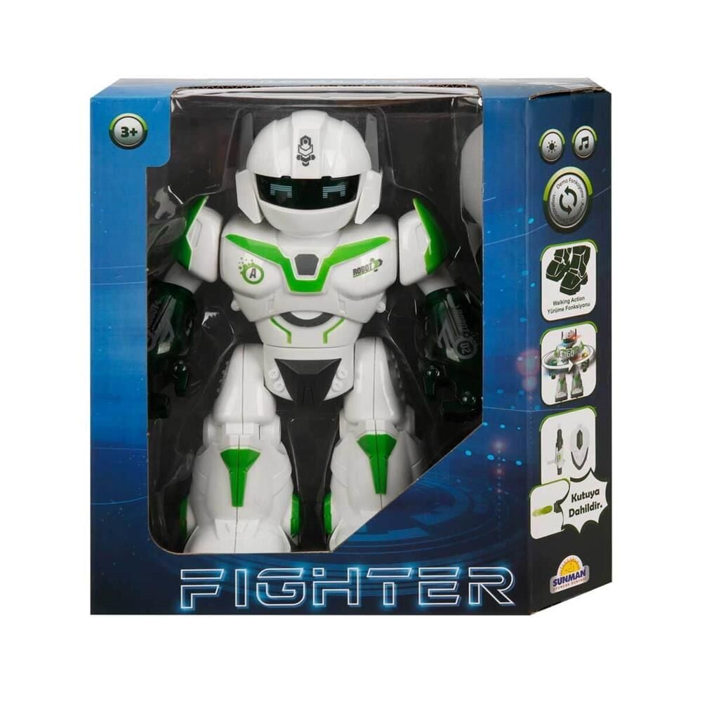 Nessiworld Sesli ve Işıklı Robot Fighter 22 cm