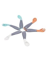 Nessiworld   Açılı Mama Kaşık Çatal Takımı 703 Yeşil