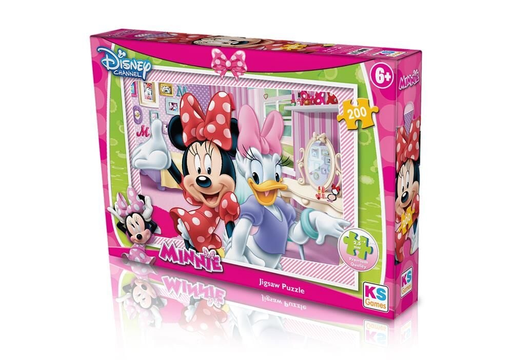 Nessiworld Ks Games 200 Parça Minnie Çocuk Puzzle