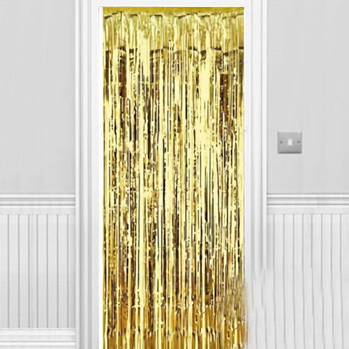 Nessiworld Işıltılı Duvar ve Kapı Perdesi Gold 90x200 cm
