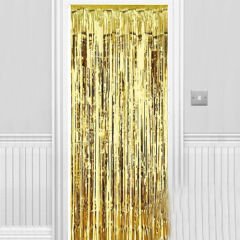 Nessiworld Işıltılı Duvar ve Kapı Perdesi Gold 90x200 cm